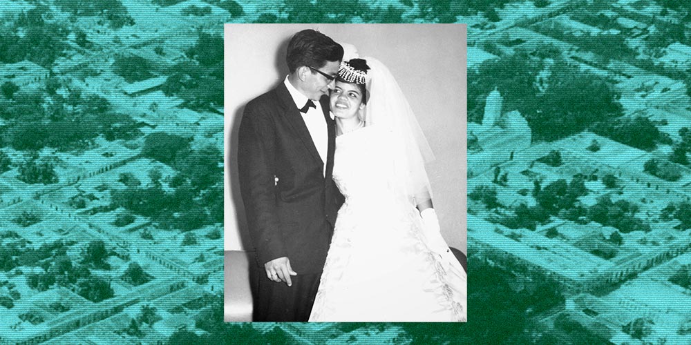 Félix Leonardo Seijas y Gladys Rodríguez de Seijas el día de su boda, iniciaba otro proyecto de vida: Formar una familia.